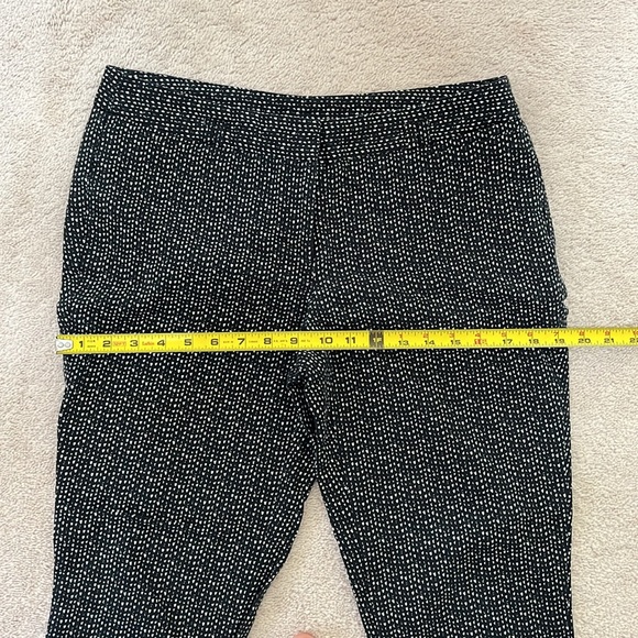 Black and white pattern stretch dress pants - Picture 5 of 5